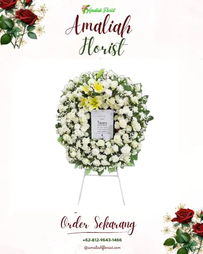 Krans Bunga Duka Cita kramatmanik